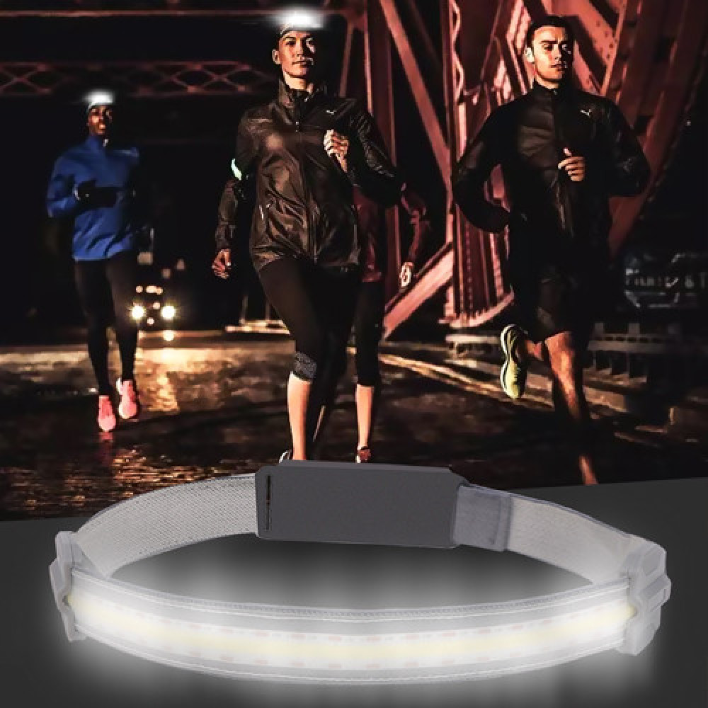 Налобний ліхтар Stripe Ultra bright YD-33, 37SMD Білий+3SMD Червоний, ЗУ micro USB, акум