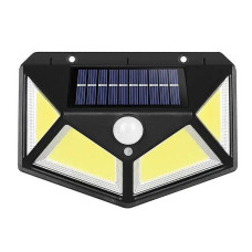 Настінний ліхтар з сонячною панеллю, датчик руху BK-100B COB + solar / 7317 / WD430