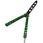 Ніж метелик Тренувальний Skall 301-4 Green Ніж метелик Тренувальний Skall 301-4 Green