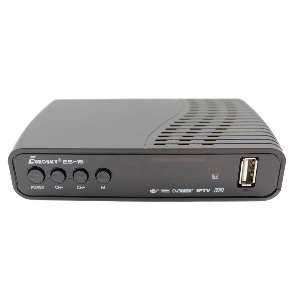 ТВ-приймач тюнер Eurosky ES-16 / DVB-T 2 (Гарантія 1 рік)