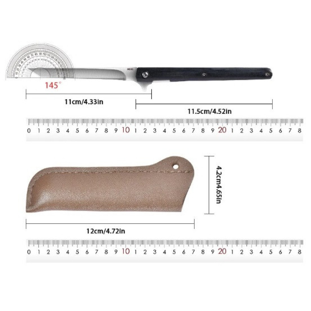 Ніж складаний Aiboduo Tanto Black