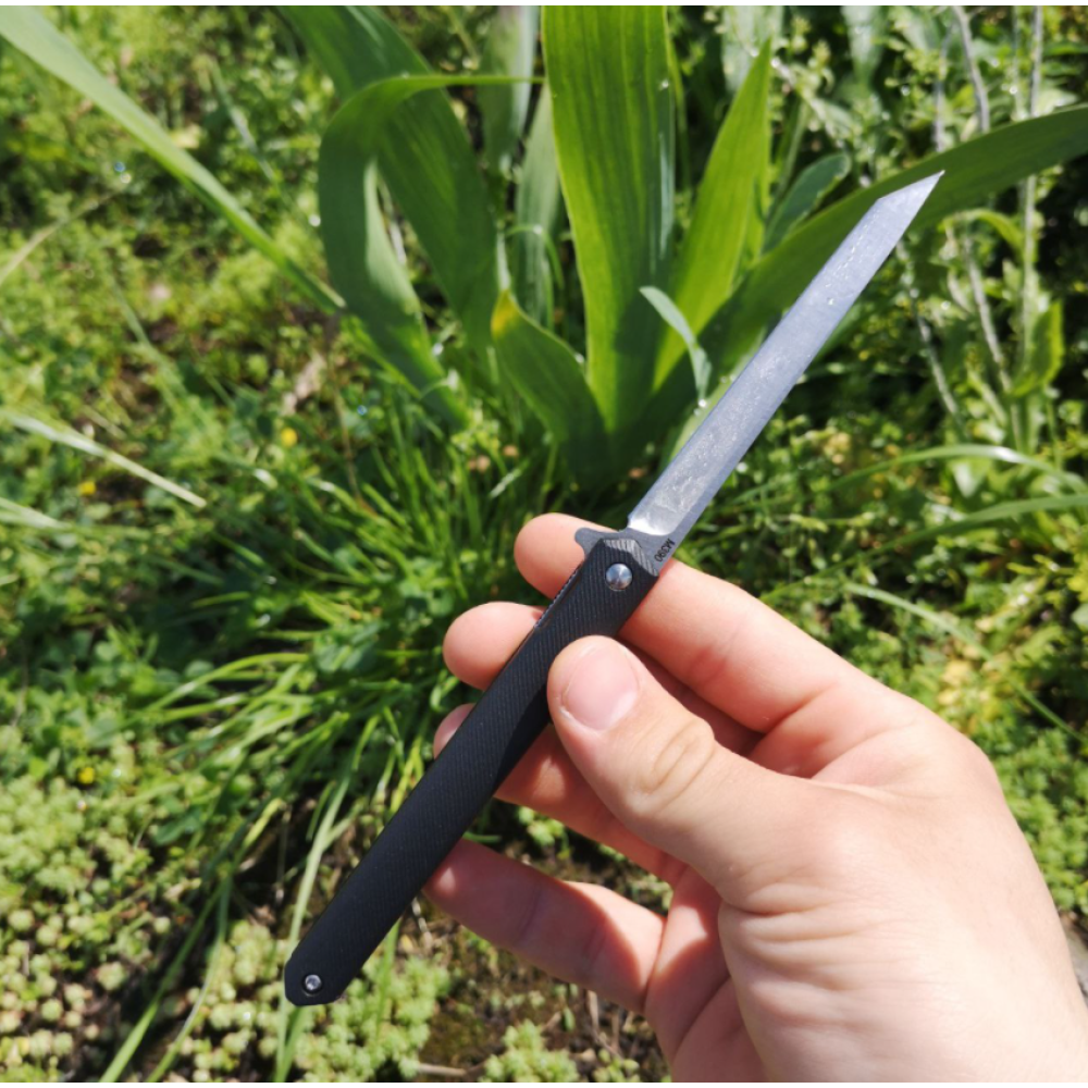 Ніж складаний Aiboduo Tanto Black