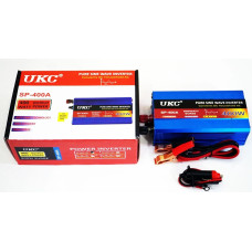 Інвертор перетворювач UKC 12-220V 400W з чистою синусоїдою / 4137