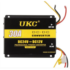 Перетворювач UKC DC/DC 24v-12v 30A / 3398