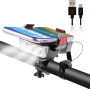 Велосипедна фара з тримачем для телефону та звуковим сигналом, /MicroUSB / WD424 Велосипедна фара з тримачем для телефону та звуковим сигналом, /MicroUSB / WD424
