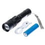 Ручний ліхтар Police RB244, P90 LED, microUSB, Бокове підсвічування, Zoom