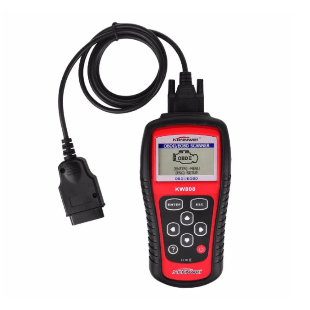 Автомобільний діагностичний сканер професійний АВТОСКАНЕР Konnwei KW808 OBD II/EOBD / 5593