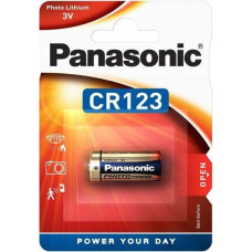 Батарейка Panasonic CR123 / 3V / 1 шт. на блістері