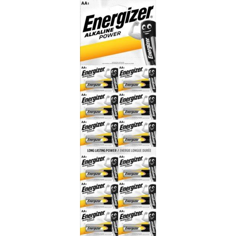 Батарейка Energizer LR3/AAA / блістер 12 шт / Алкалінова