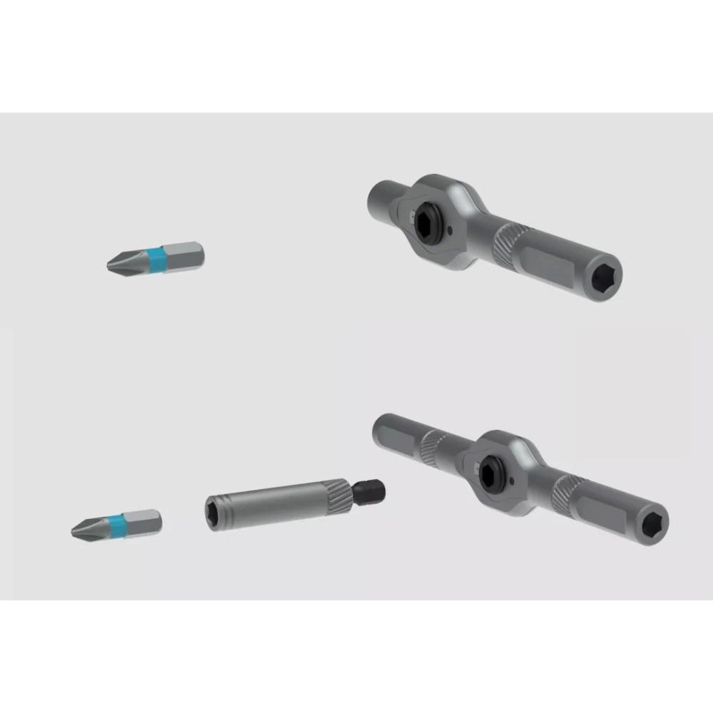 Набір інструментів викрутка + біти / DUKA ATuMan Screwdriwer Set 24 в 1 / 8065