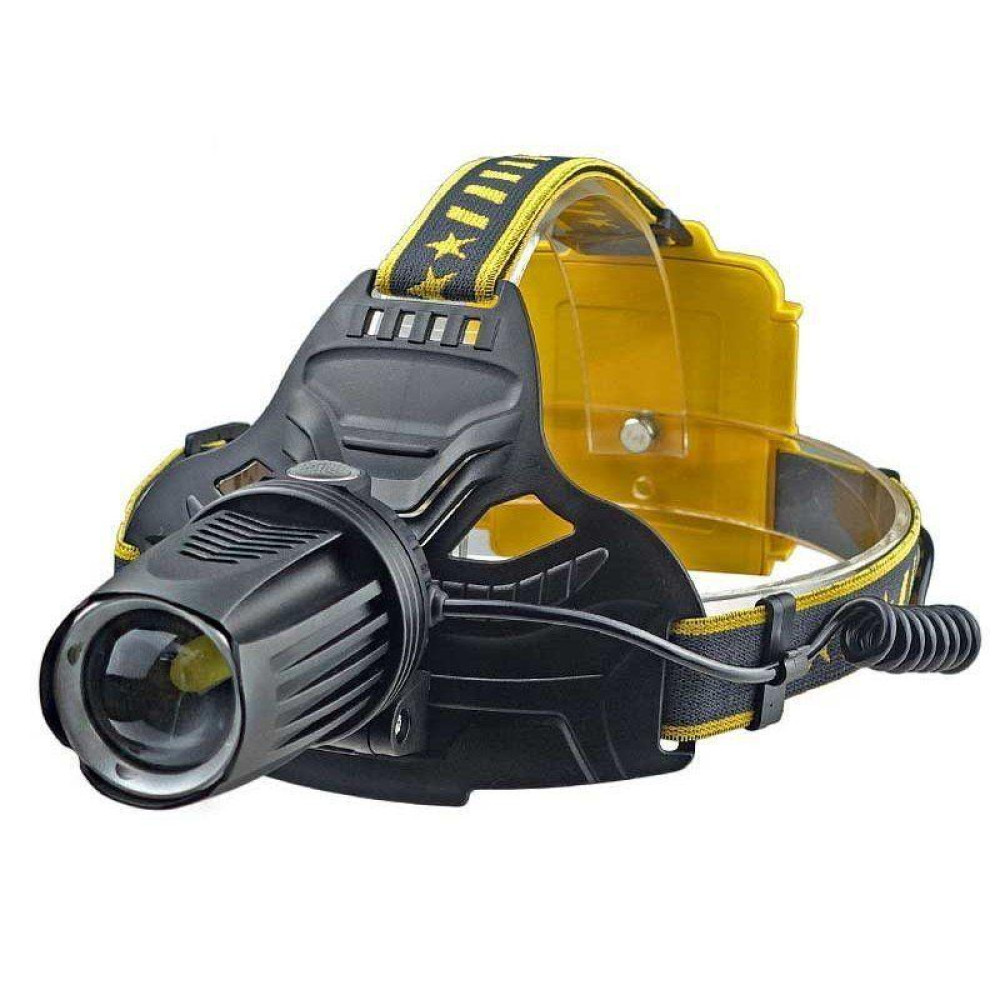 Налобний ліхтар Rablex WD144, W643, 3х18650, ЗУ MicroUSB, P50 LED, Zoom