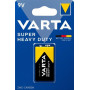 Батарейка VARTA SuperHeavy Duty Крона 6F22 / 9V / соляна / БЛІСТЕР Батарейка VARTA SuperHeavy Duty Крона 6F22 / 9V / соляна / БЛІСТЕР