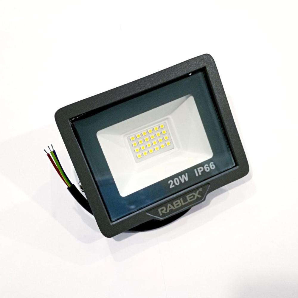 Прожектор Світлодіодний Rablex RB520 20W LED IP66 6000K (12см*10см)