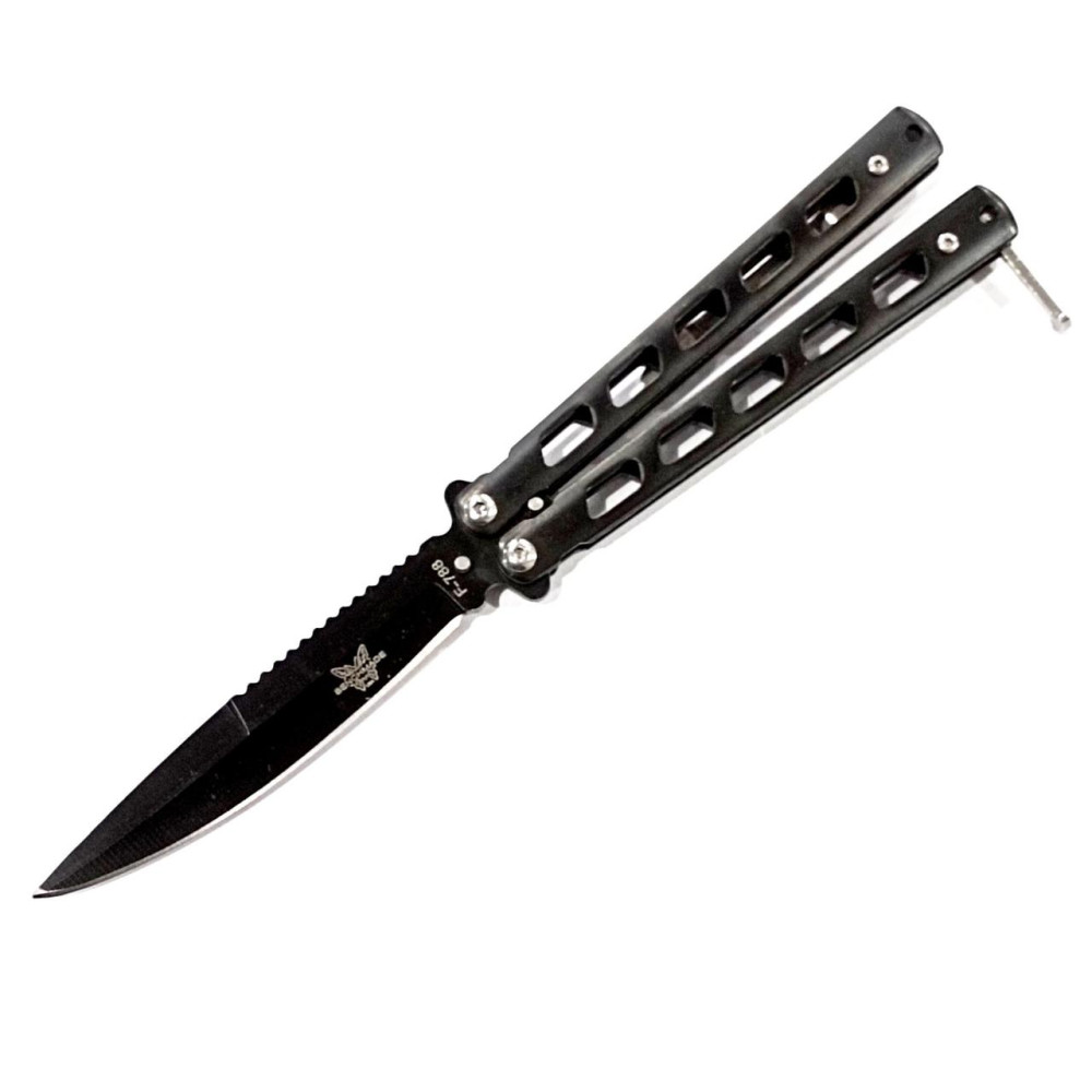 Ніж метелик A1009 Black