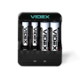 Зарядний пристрій 4x18650 / від USB / Videx N401 Зарядний пристрій 4x18650 / від USB / Videx N401