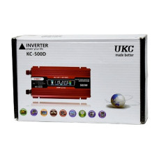 Інвертор перетворювач UKC AC/DC KC-500D 500W 12V + lcd / 3738
