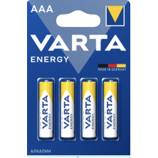 Батарейка Varta LR3/AAA Energy 4 шт/ Алкалінова