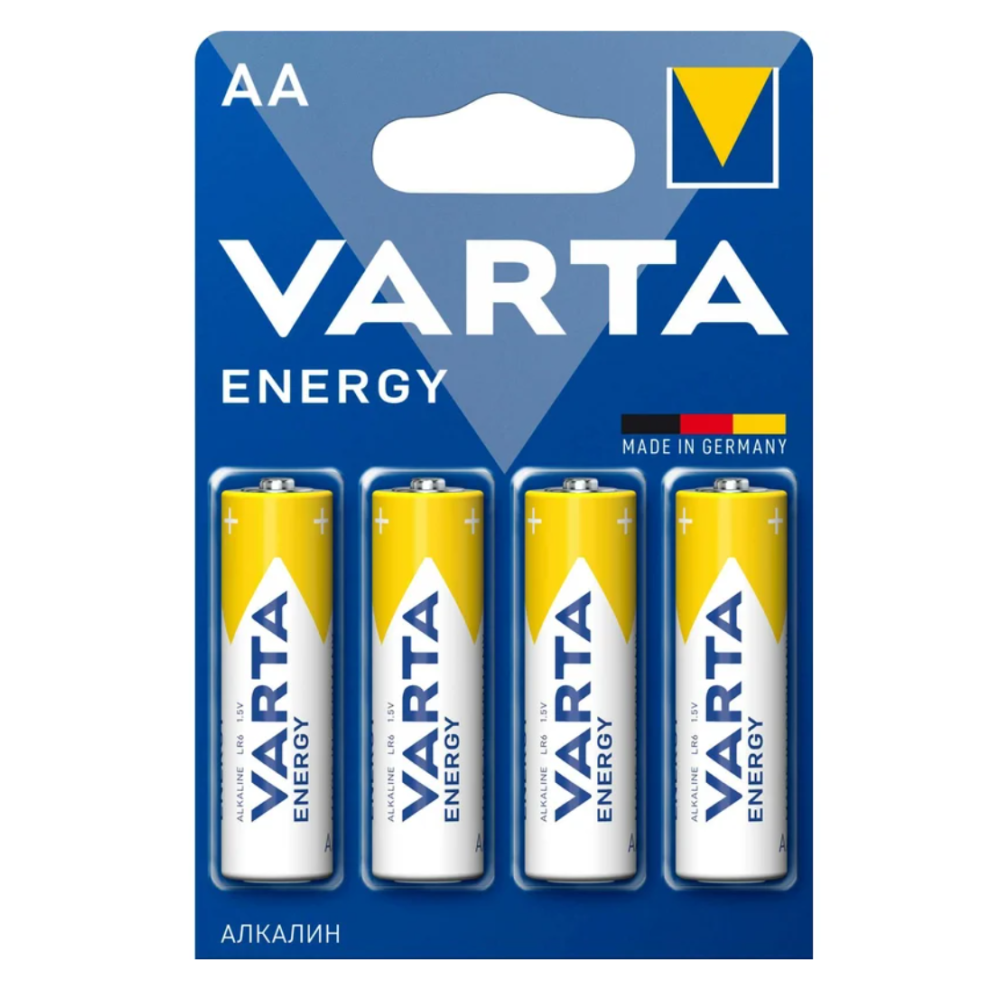 Батарейка Varta LR6/AA Energy 4 шт/ Алкалінова