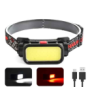 Налобний ліхтар Bailong BL-008+COB, білий, червоний, li-ion акумулятор, micro USB, 8773 Налобний ліхтар Bailong BL-008+COB, білий, червоний, li-ion акумулятор, micro USB, 8773