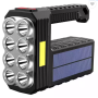Ручний ліхтар Bailong 7701A, Акк., COB, Solar, MicroUSB