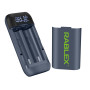Зарядний пристрій Rablex RB410 з функцією Power Bank / 18650 / екран / type-c Зарядний пристрій Rablex RB410 з функцією Power Bank / 18650 / екран / type-c