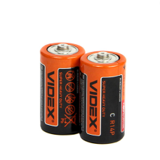Батарейка Videx R14P(C) сольова