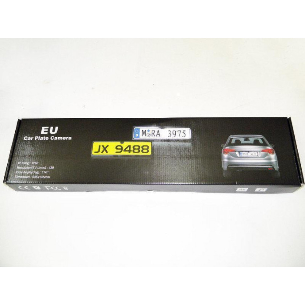 Автомобільна камера заднього виду у формі рамки для номера CAR CAM JX 9488A, 5032
