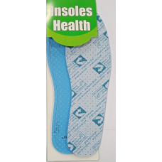 Стельки універсальні антимікробні м'які Insoles Health №4 (СИНЬО-ГОЛУБІ)