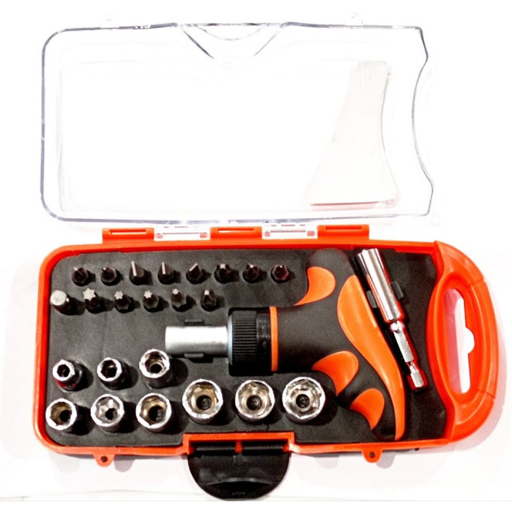 Набір інструментів викрутка + біти + головки / Gear Power HZF 8187A