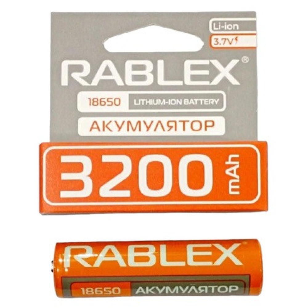 Акумулятор Rablex 18650 Li-ion 3200mAh Li-ION 3.7v