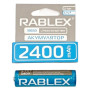 Акумулятор Rablex 18650 Li-ion 2400mAh з ЗАХИСТОМ 3.7V Акумулятор Rablex 18650 Li-ion 2400mAh з ЗАХИСТОМ 3.7V