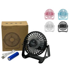 Настільний вентилятор USB Mini Fan XH-08 з акум. (WX6506) різні кольори