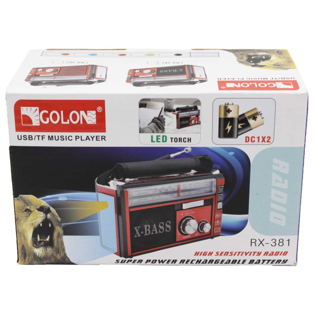 Радіоприймач Golon RX-381BT