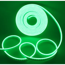 Силіконова LED NEON стрічка Зелена 5 м 12V-220V /0764