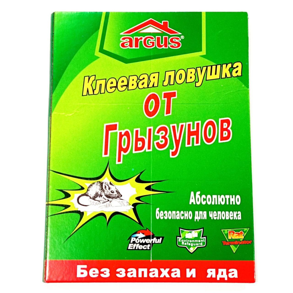 Клеєва пастка від гризунів велика ARGUS (21*31)