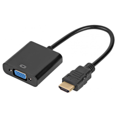 Адаптер перехідник HDMI на VGA конвертер активний процесор