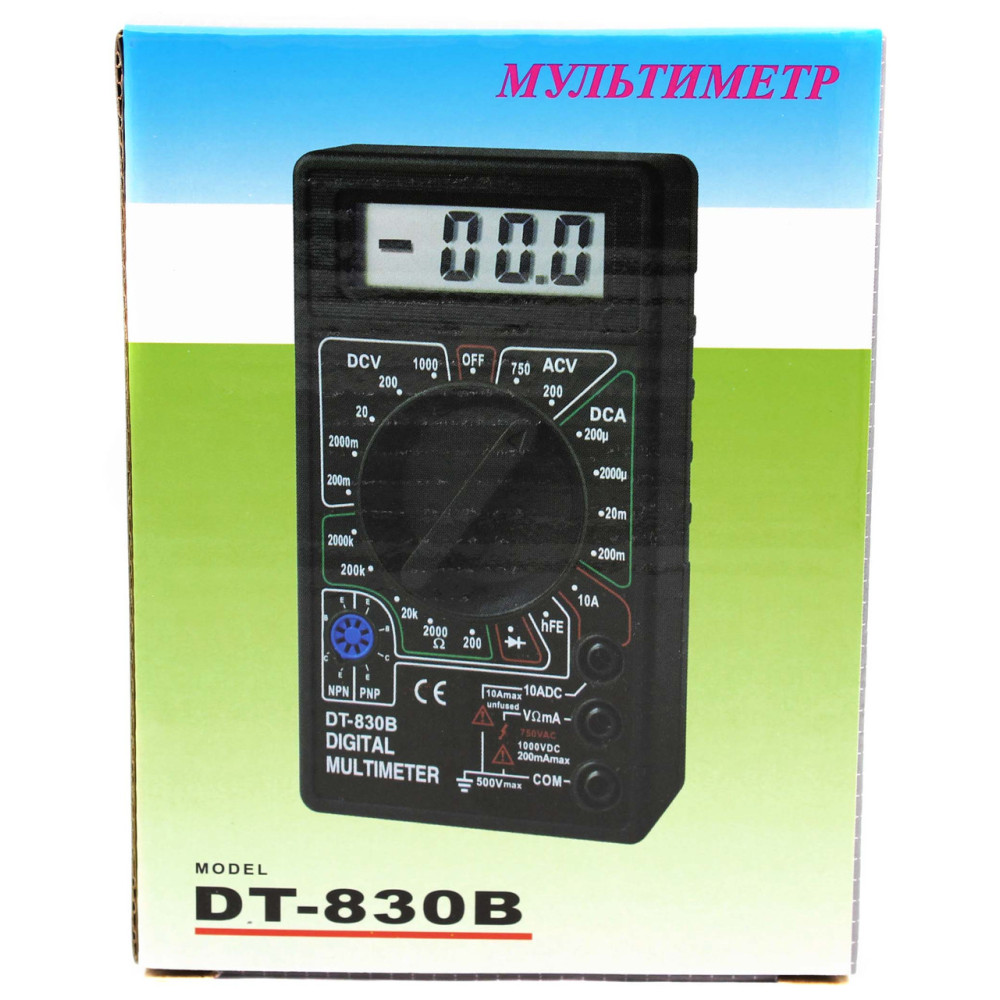 Мультиметр DT-830В (Тестер)