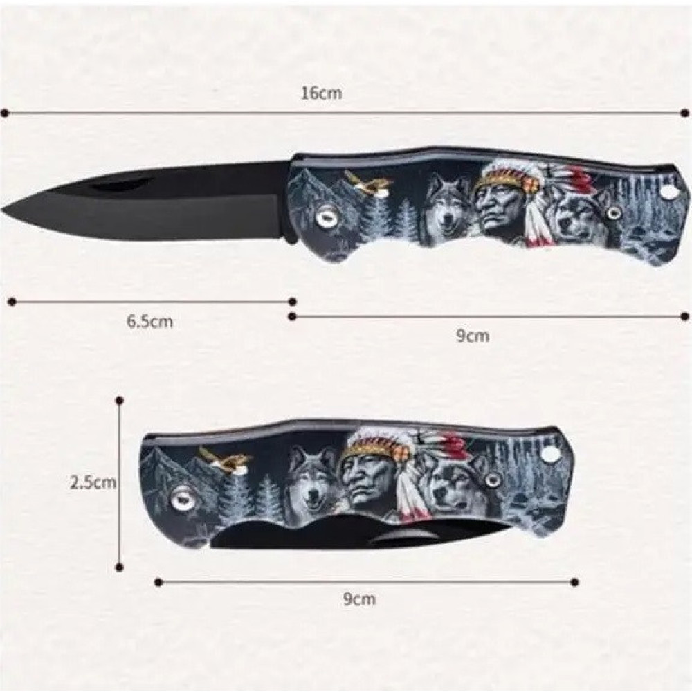 Ніж складний Knifes Skull 4760X -2