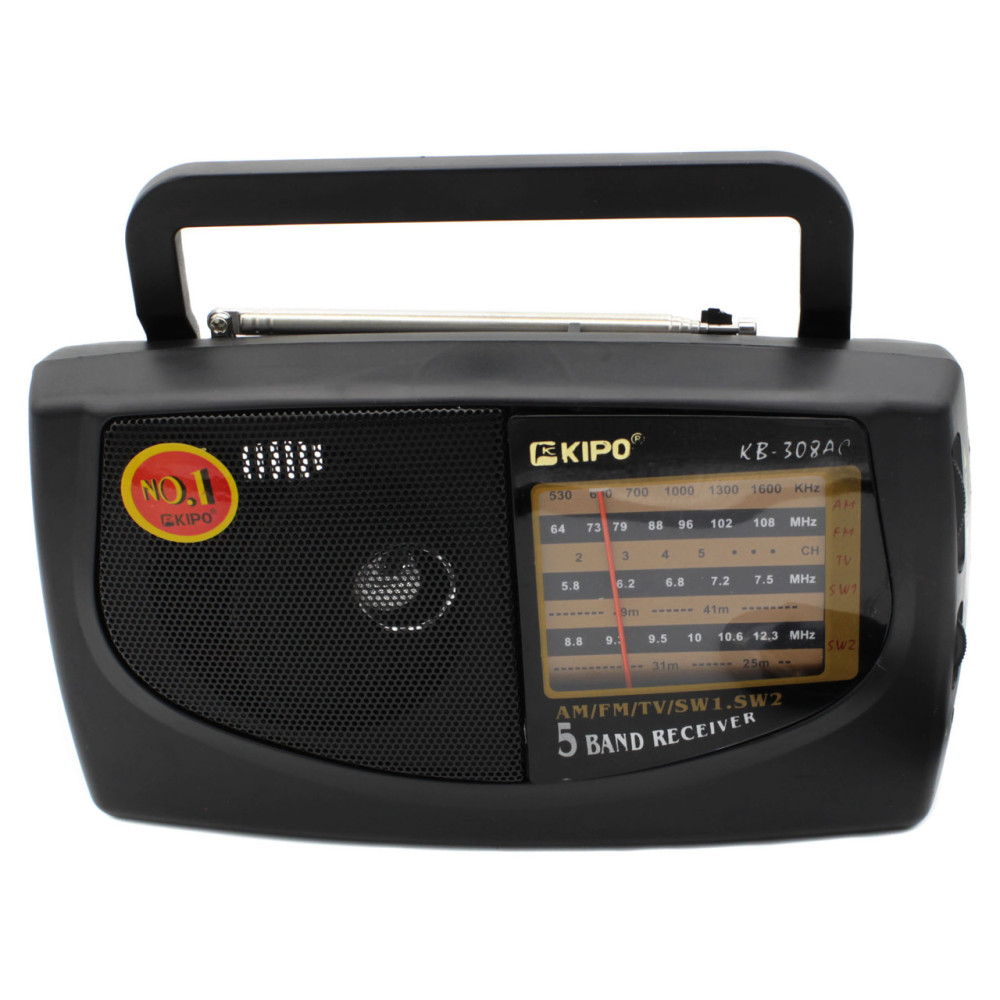 Радіоприймач кипо KIPO-KP 308AC, AM/FM/TV/SW1.5W2 перший сорт