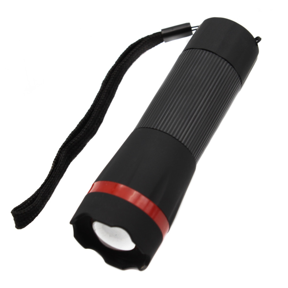 Ручний ліхтар WD221, 3хAAA, Прорезинений, Zoom