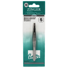 Пінцет для брів прямий Zinger 9 см 1733
