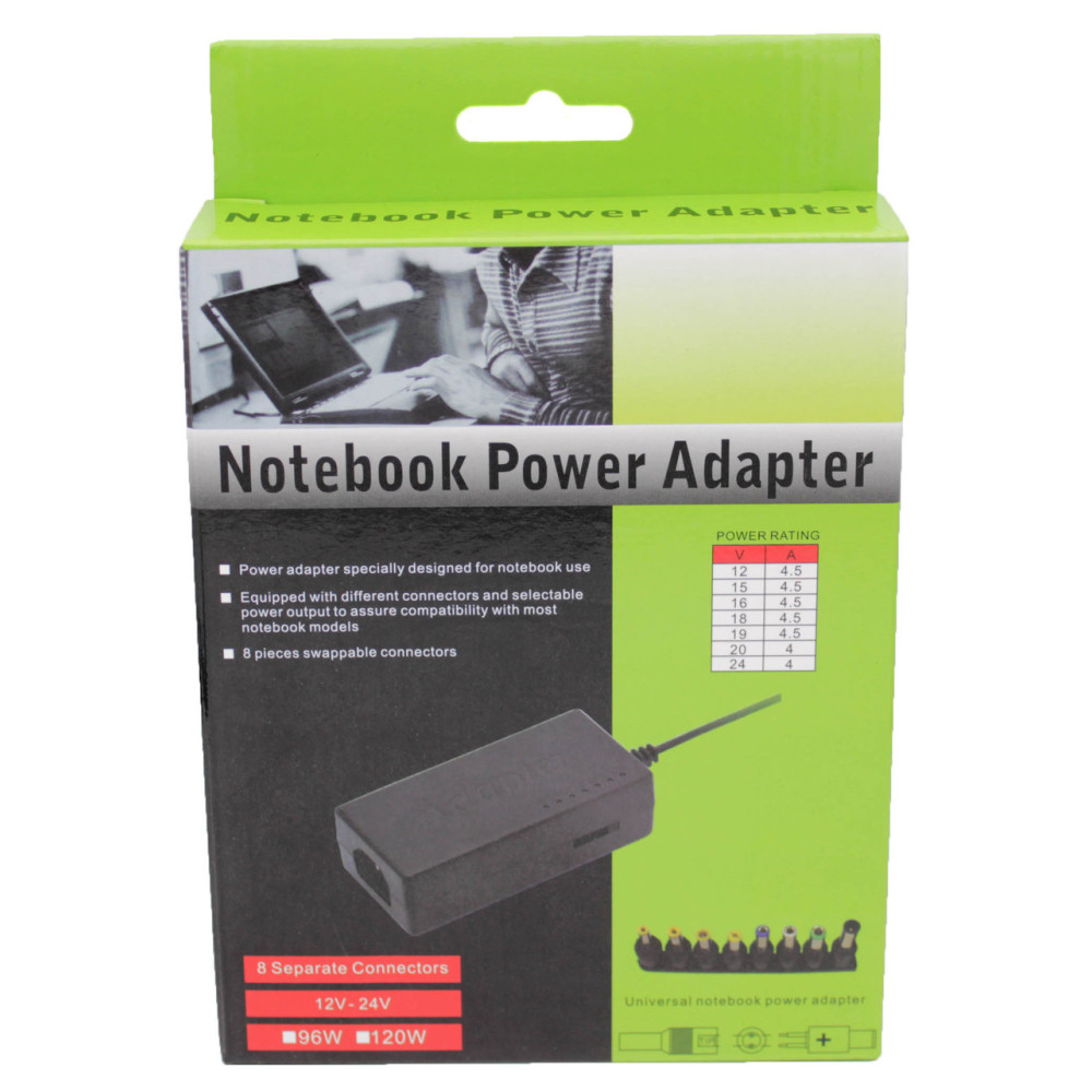 Мережева зарядна пристрій для ноутбука Notebook Power Adapter 120W / 2456