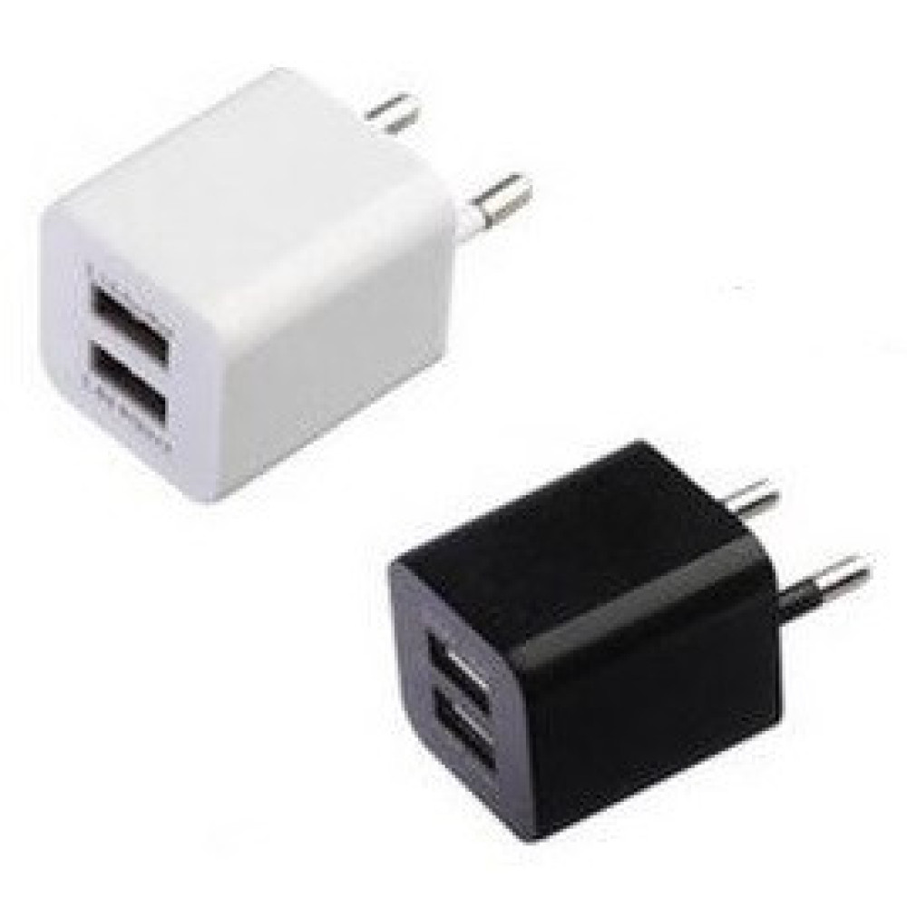 СЗУ Мережевий Зарядний Пристрій USB x 2 "КУБИК" 2100, 2106