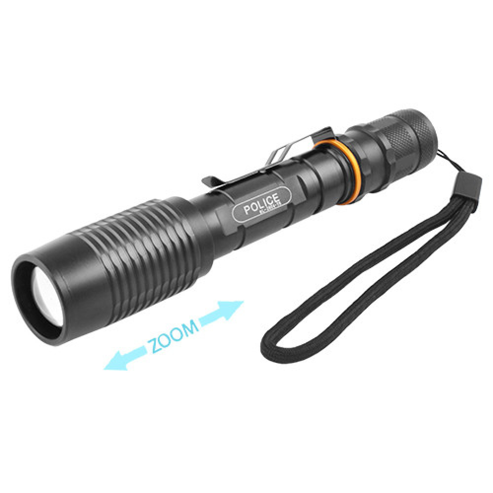 Ручний ліхтар Police BL-2804, 2ХLi-ion 18650, T6, Zoom, 2673