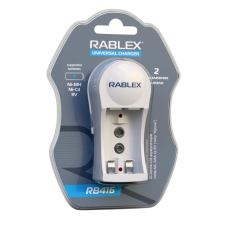 Зарядний пристрій Rablex RB416 на 2 AA/AAA R3/R6 1.2V/ 1 Крона 9V