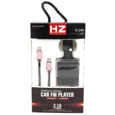 FM Модулятор для Авто HZ H22BT, Bluetooth, MP3, USB, AUX