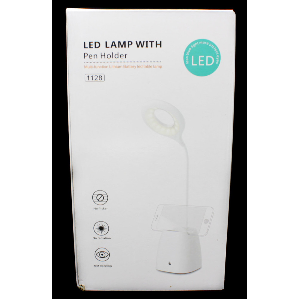 Настільна LED лампа акумуляторна на 18650 / microUSB (сенсорний вимикач) 1128 - WD477