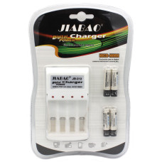 Зарядний пристрій для акумуляторів Jiabao +4шт. AAA в комплекті / на 4 AA/AAA R3/R6 1.2V /3279