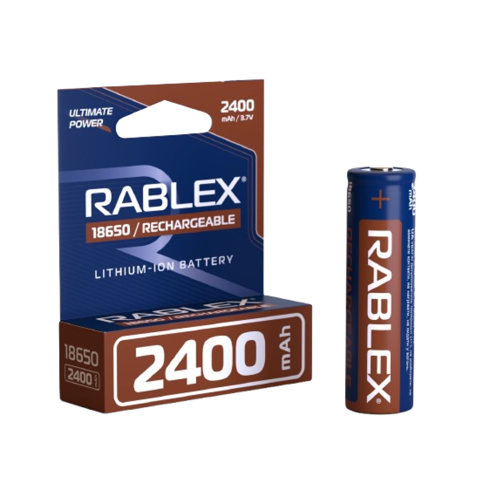 Акумулятор Rablex 18650 Li-ion 2400mAh Li-ION 3.7v