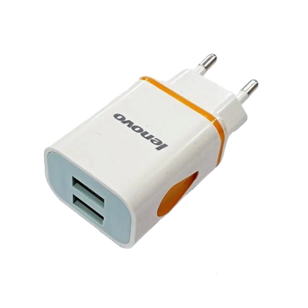 Мережева зарядна пристрій USB x 2 MI EKA-103 5V-2.1A (Lenovo/ Xiaomi)